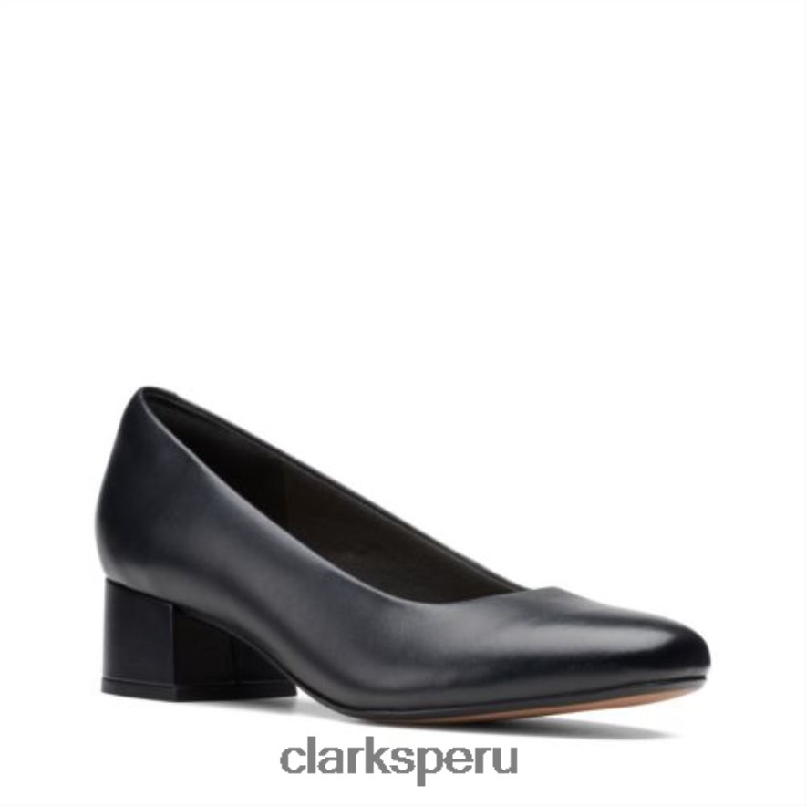 marilyn leah clarks cuero negro mujer Clarks 40N4LX3967 cuero negro