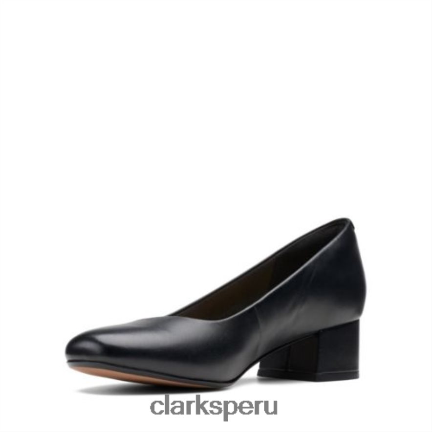 marilyn leah clarks cuero negro mujer Clarks 40N4LX3967 cuero negro