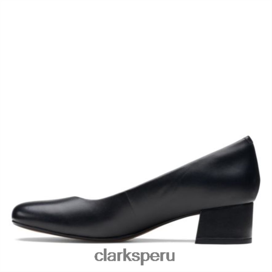 marilyn leah clarks cuero negro mujer Clarks 40N4LX3967 cuero negro