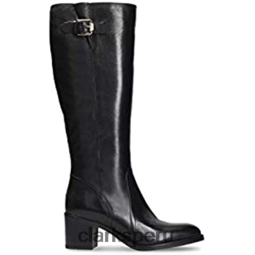 mascarphone mujer ela clarks cuero negro mujer Clarks 40N4LX1415 cuero negro