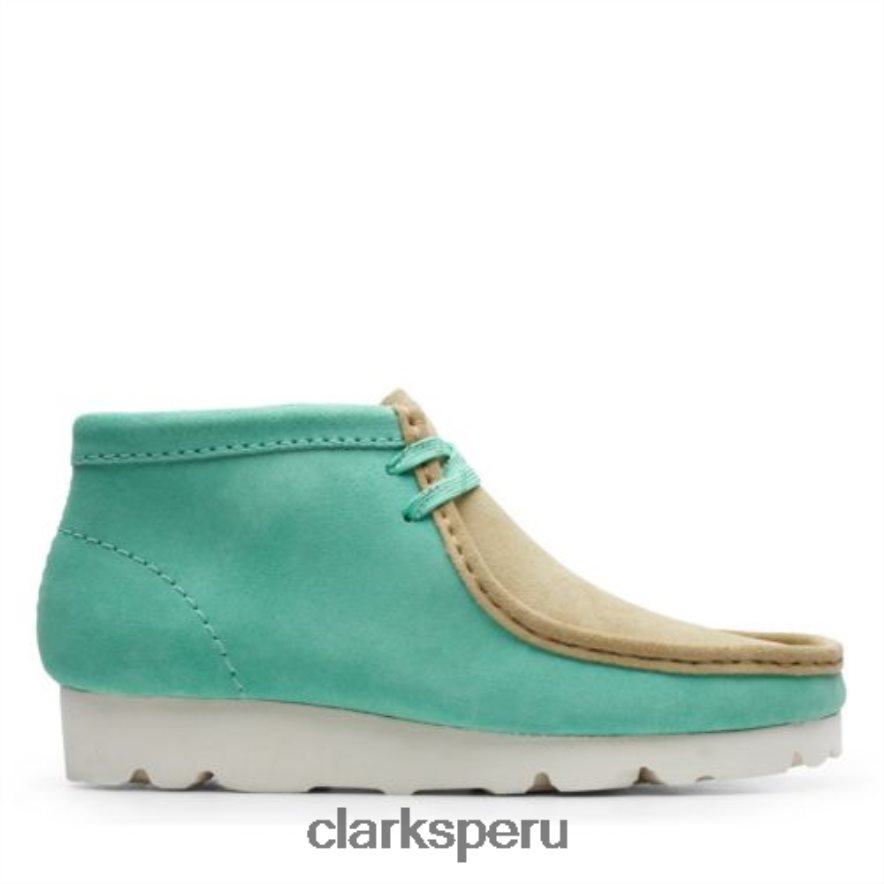 menta verde clarks wallabee gen mujer Clarks 40N4LX3960 menta verde