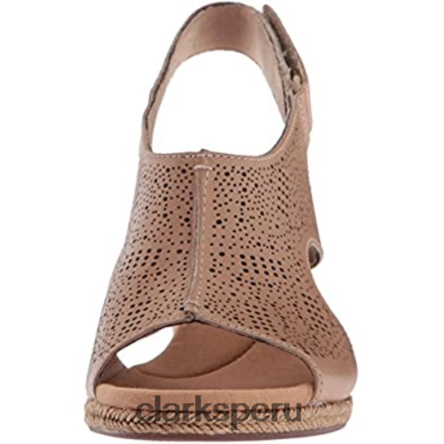 mujer lafley rosen plataforma clarks arena cuero mujer Clarks 40N4LX1373 cuero arena