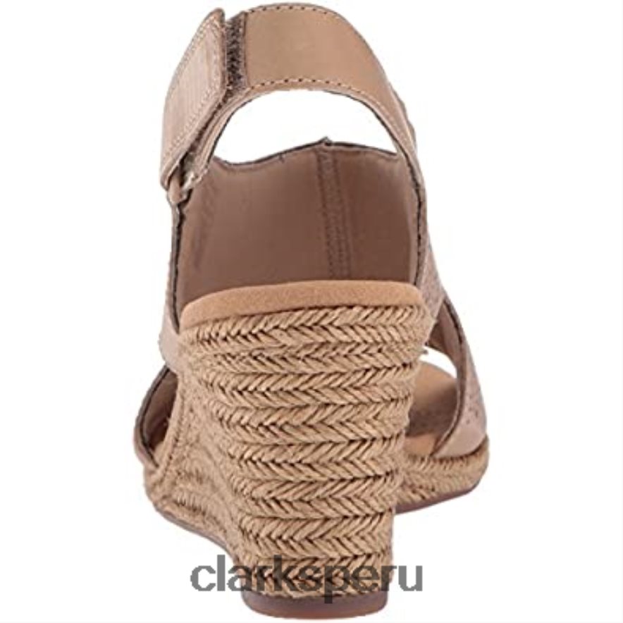 mujer lafley rosen plataforma clarks arena cuero mujer Clarks 40N4LX1373 cuero arena