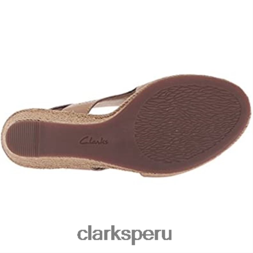 mujer lafley rosen plataforma clarks arena cuero mujer Clarks 40N4LX1373 cuero arena