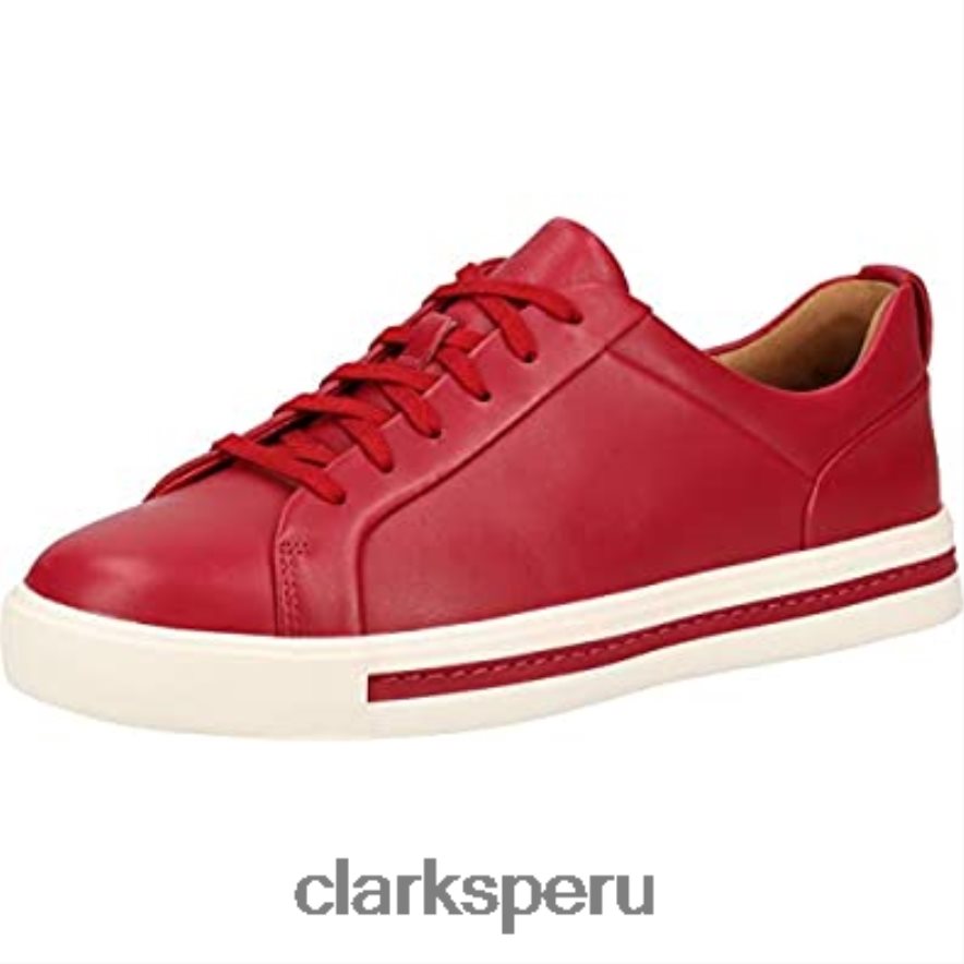 sharon maui zapato rojo con cordones para mujer clarks rojos mujer Clarks 40N4LX2589