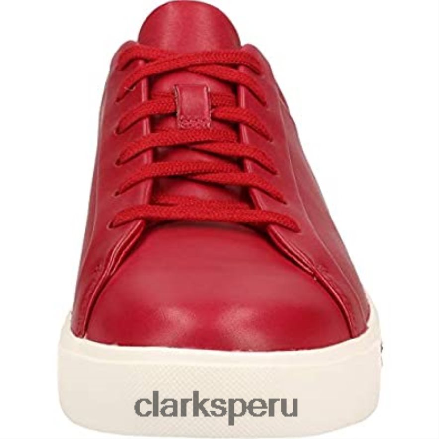 sharon maui zapato rojo con cordones para mujer clarks rojos mujer Clarks 40N4LX2589