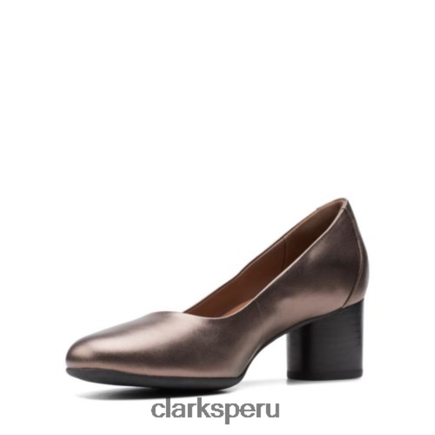 vestido clarks pebble metalizado un cosmo mujer Clarks 40N4LX4009 guijarro metálico