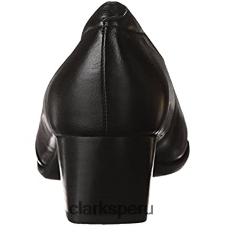 vestido rosalyn belle mujer clarks cuero negro mujer Clarks 40N4LX2453 cuero negro