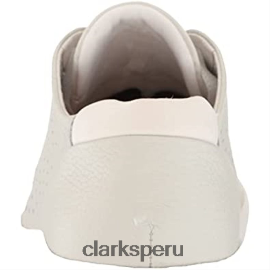 Clarks de cuero blanco para mujer kayleigh aster oxford mujer Clarks 40N4LX576 cuero blanco