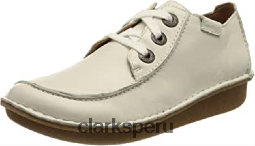 clarks de cuero blanco oxford fun ny dream para mujer mujer Clarks 40N4LX630