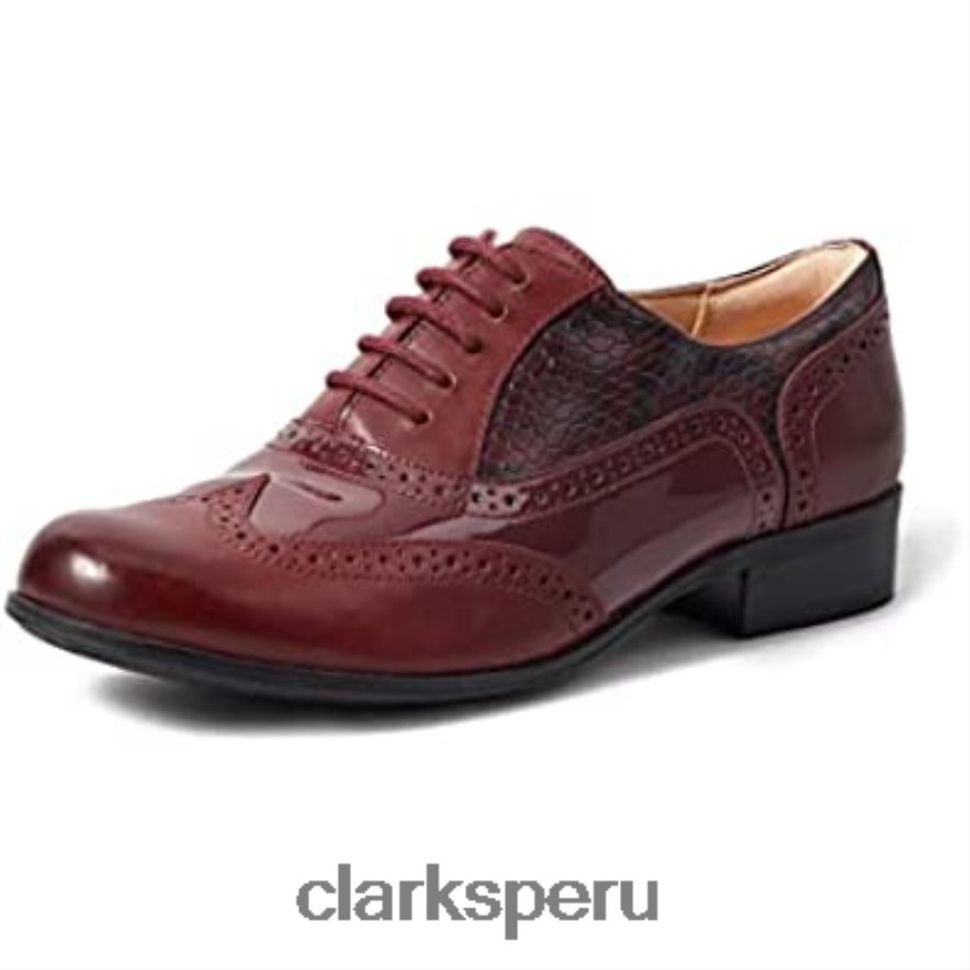 merlot clarks hamble oak oxford para mujer mujer Clarks 40N4LX2872 merlot