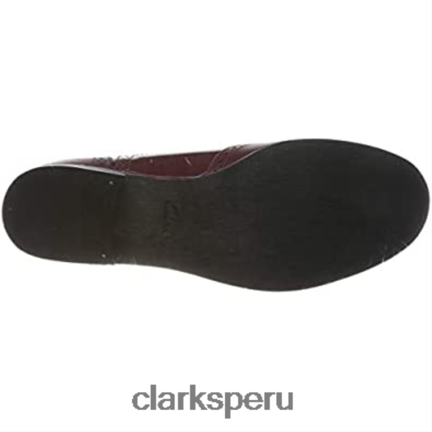 merlot clarks hamble oak oxford para mujer mujer Clarks 40N4LX2872 merlot
