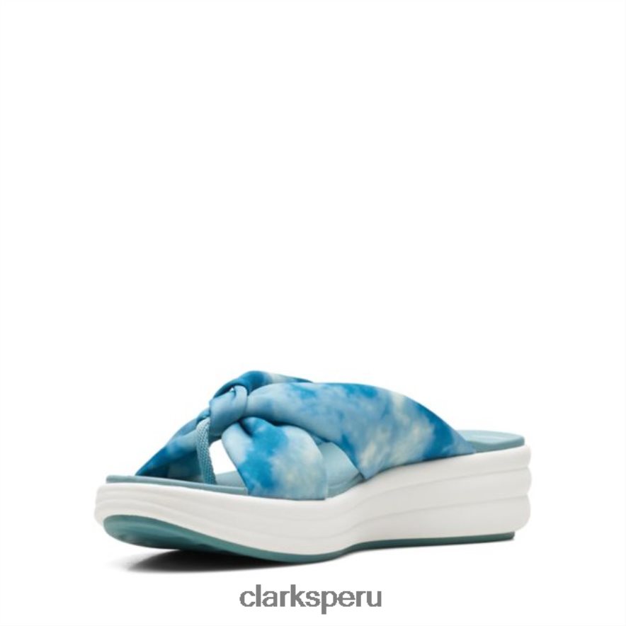 Clarks Teal Combi Drift Ave Teal Combi mujer Clarks 40N4LX6529 combinación verde azulado