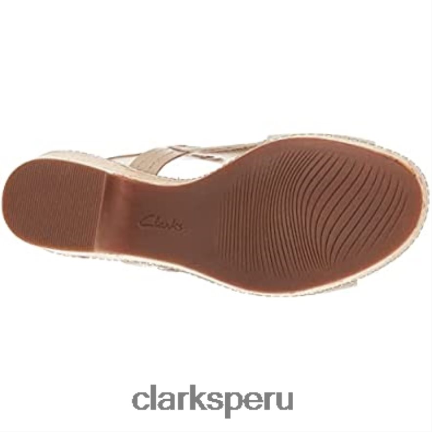 Clarks giselle sea sandalia mujer ante arena mujer Clarks 40N4LX2554 gamuza arena
