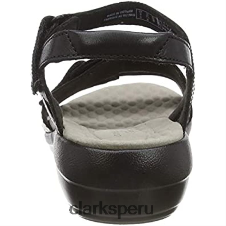 Sandalia Clarks Alexis Shine para mujer negra mujer Clarks 40N4LX1208 negro