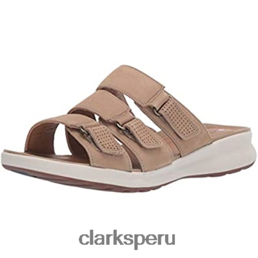 Sandalia Clarks Sand Nubuck para mujer Un Adorn Lane mujer Clarks 40N4LX2281 nubuck arena