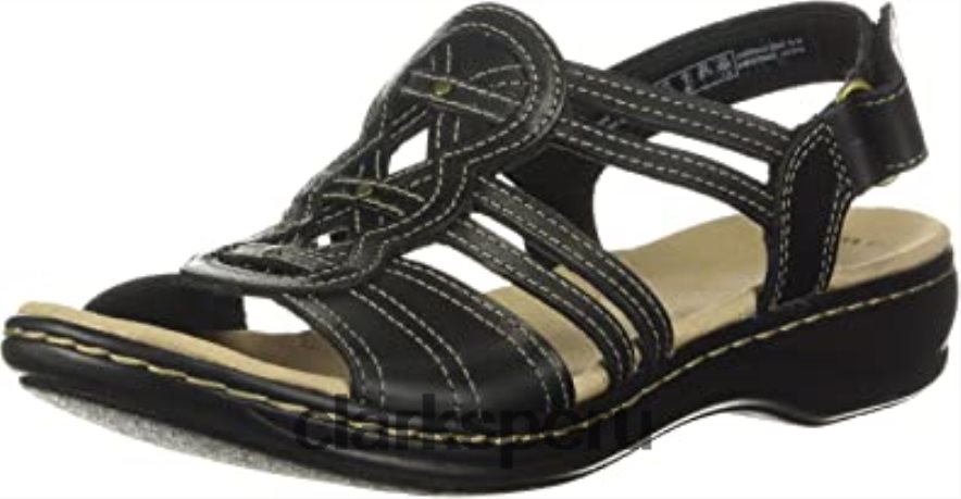 Sandalia clarks leisa janna mujer piel negra mujer Clarks 40N4LX2972