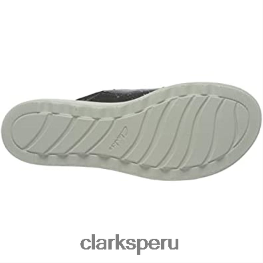 Sandalia con cuña Jillian Pearl para mujer clarks negro mujer Clarks 40N4LX1055 cuero negro