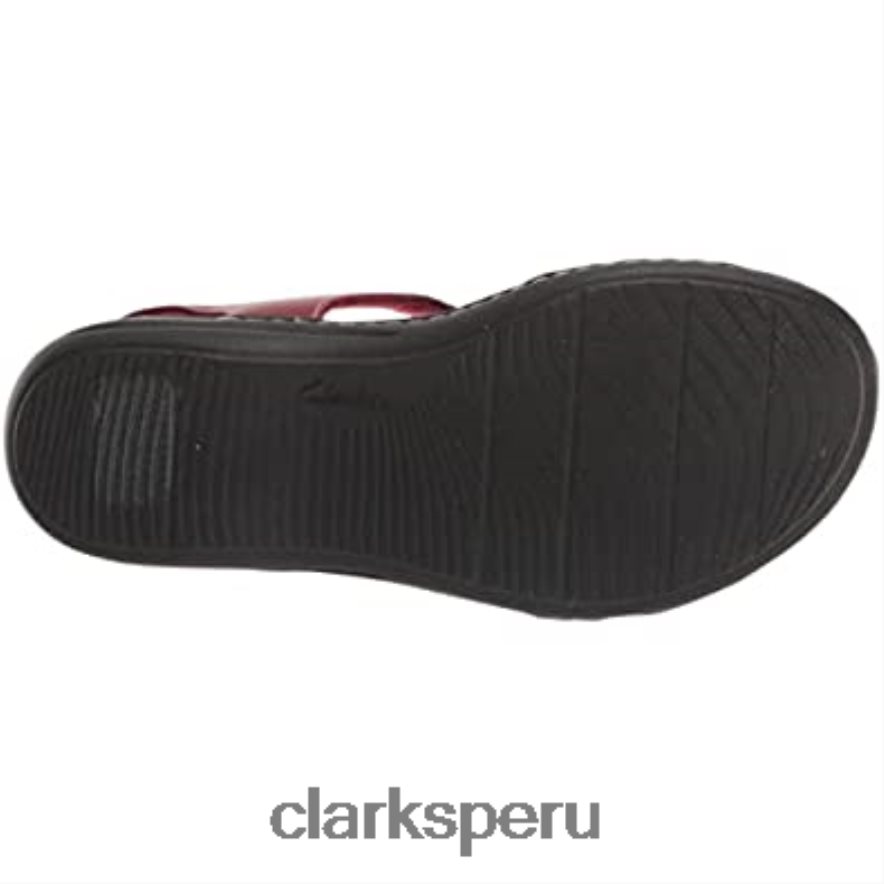 Sandalia plana clarks laurieann kay para mujer mujer Clarks 40N4LX1272