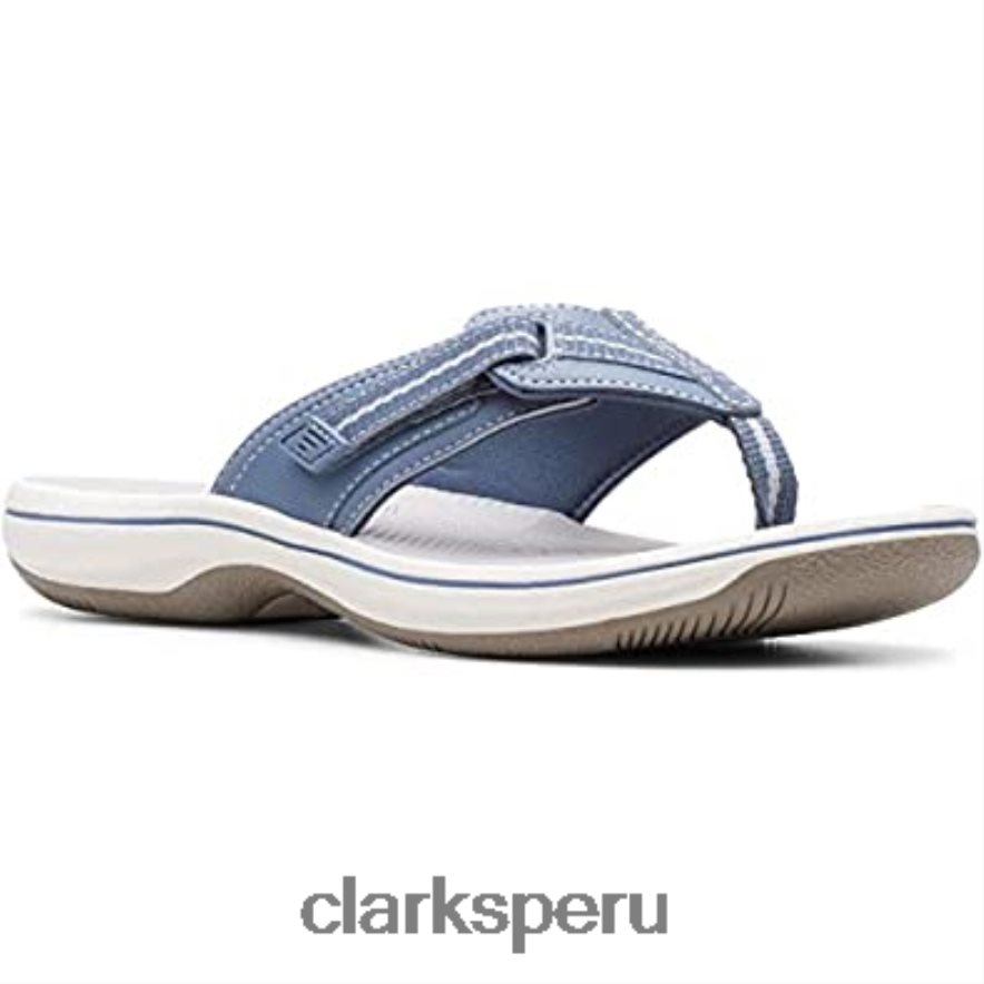 Sandalias clarks brinkley jazzh mujer azul gris mujer Clarks 40N4LX330 gris azulado