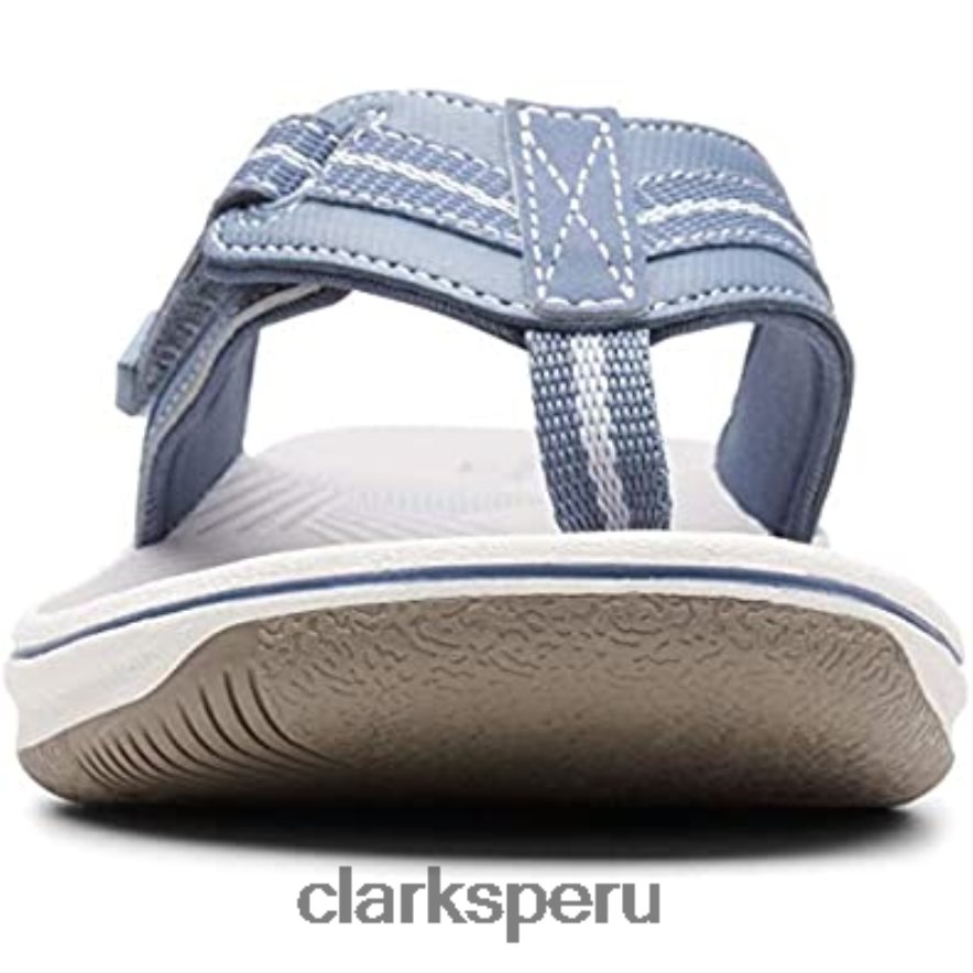 Sandalias clarks brinkley jazzh mujer azul gris mujer Clarks 40N4LX330 gris azulado