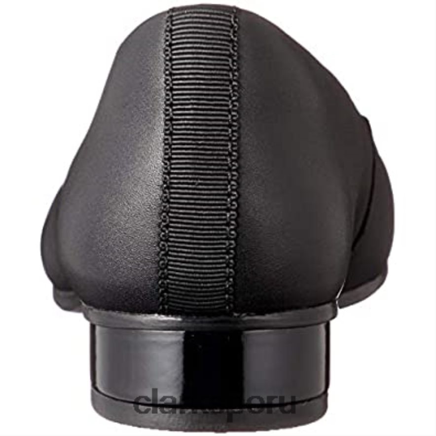 Sandalias con puntera cerrada Juliet Monte de Clarks para mujer en negro mujer Clarks 40N4LX1619 cuero negro cuero negro