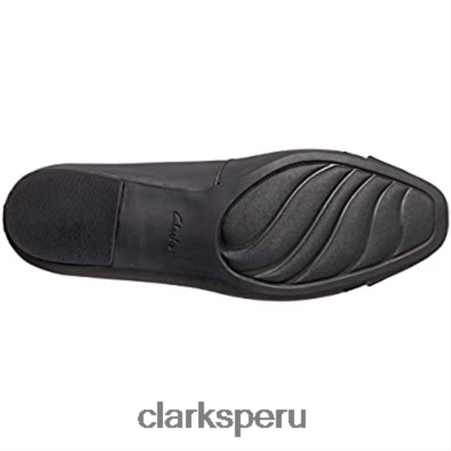Sandalias con puntera cerrada Juliet Monte de Clarks para mujer en negro mujer Clarks 40N4LX1619 cuero negro cuero negro