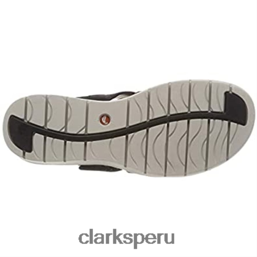 Sandalias con tira trasera de mujer Clarks Un Karely Dew en negro mujer Clarks 40N4LX1843 nubuck negro