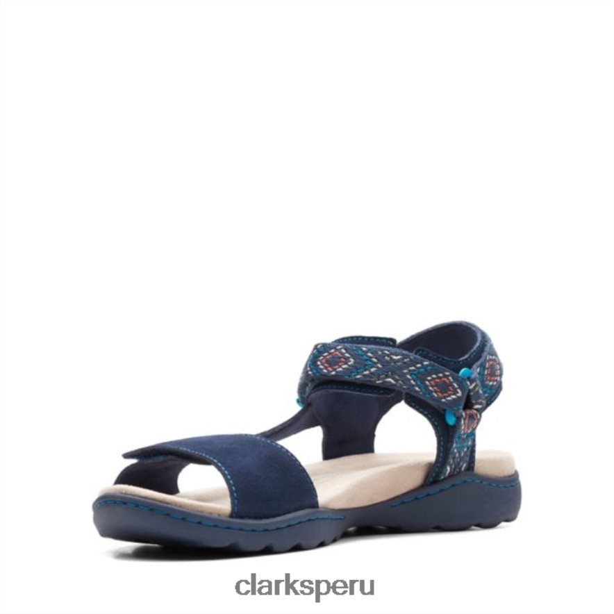 amanda step ante azul marino clarks ante azul marino mujer Clarks 40N4LX6517 gamuza azul marino