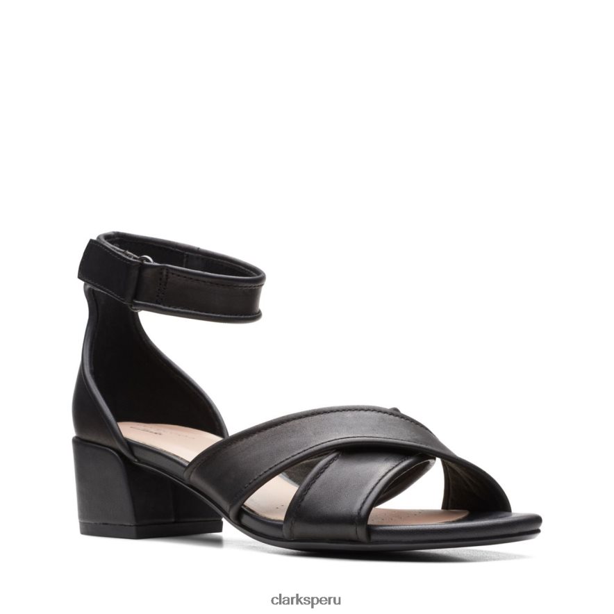 caroleigh rise clarks cuero negro mujer Clarks 40N4LX3239 cuero negro