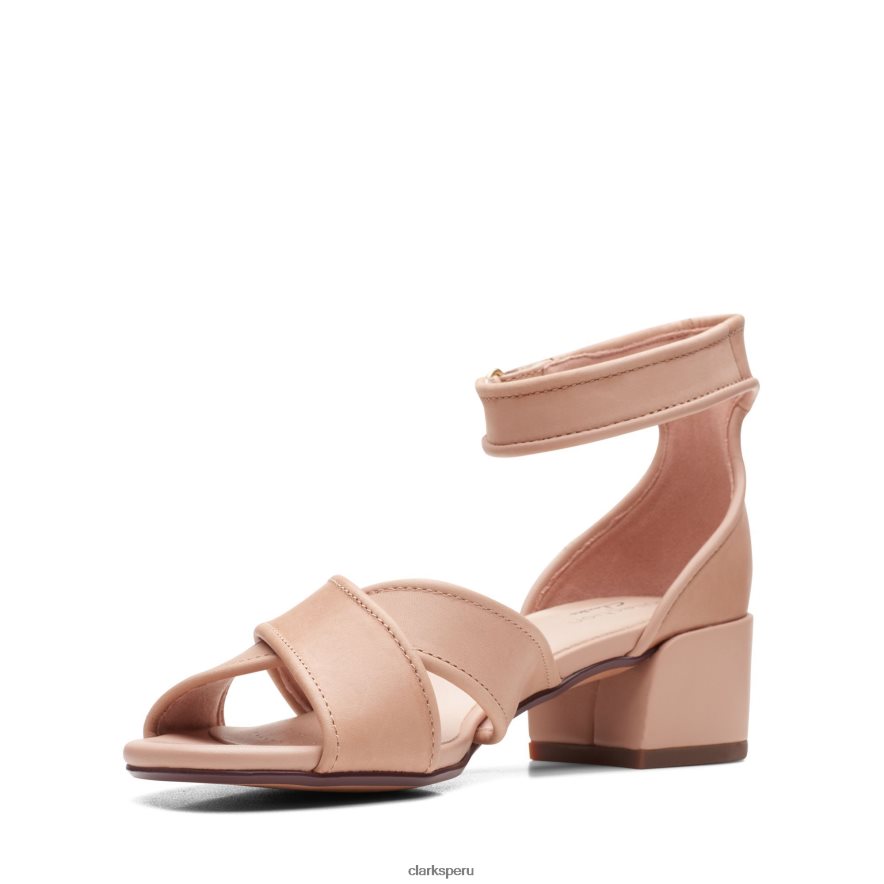 caroleigh rise clarks lea rubor oscuro mujer Clarks 40N4LX3431 lea rubor oscuro