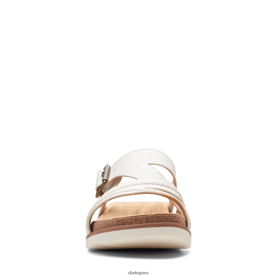 clarks brynn de cuero blanco esperanza mujer Clarks 40N4LX3352 cuero blanco