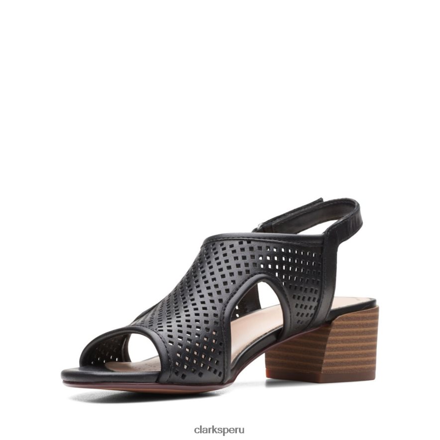 clarks caroleigh star de cuero negro mujer Clarks 40N4LX3219 cuero negro