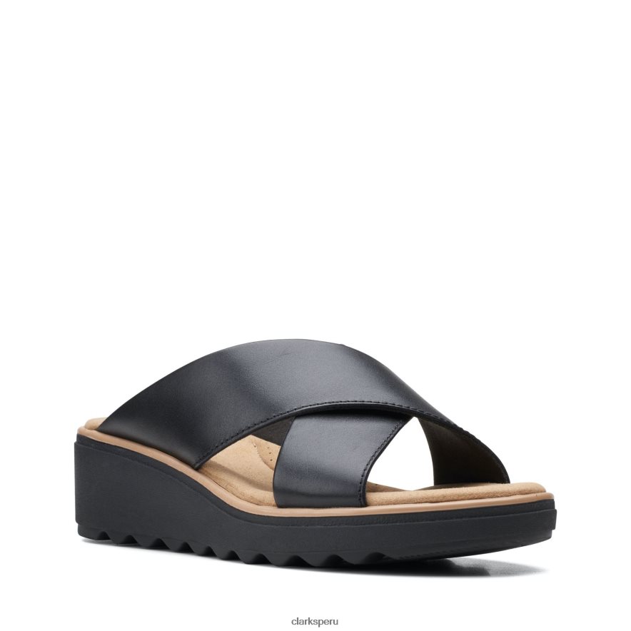 clarks de cuero negro jillian gem mujer Clarks 40N4LX3416 cuero negro