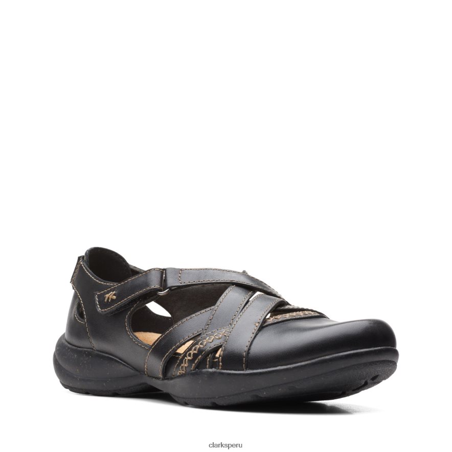 clarks de cuero negro roseville step mujer Clarks 40N4LX3382 cuero negro