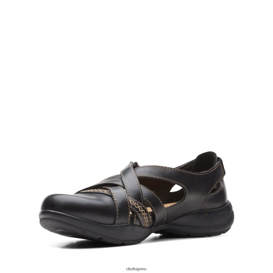 clarks de cuero negro roseville step mujer Clarks 40N4LX3382 cuero negro