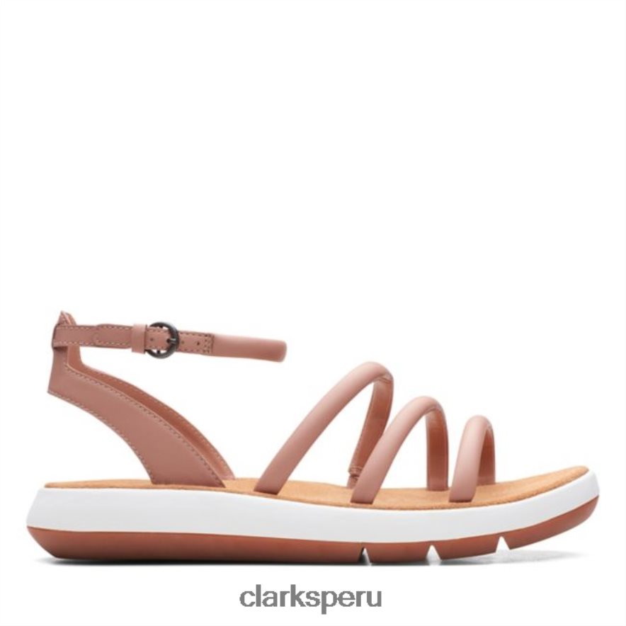 clarks de cuero rosa estilo jemsa cuero rosa mujer Clarks 40N4LX5238 cuero rosa