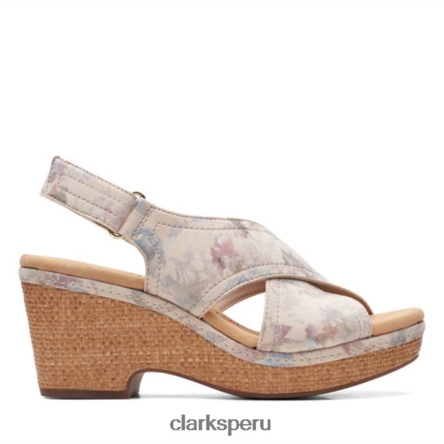 clarks florales giselle cove florales mujer Clarks 40N4LX6544 floral