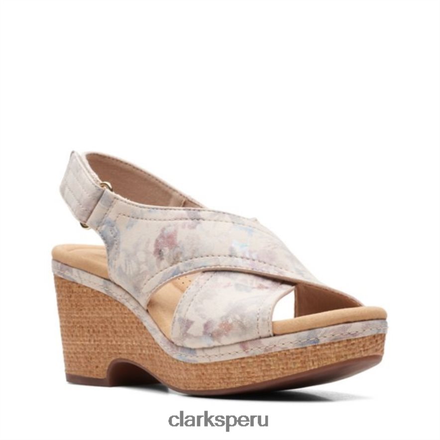 clarks florales giselle cove florales mujer Clarks 40N4LX6544 floral