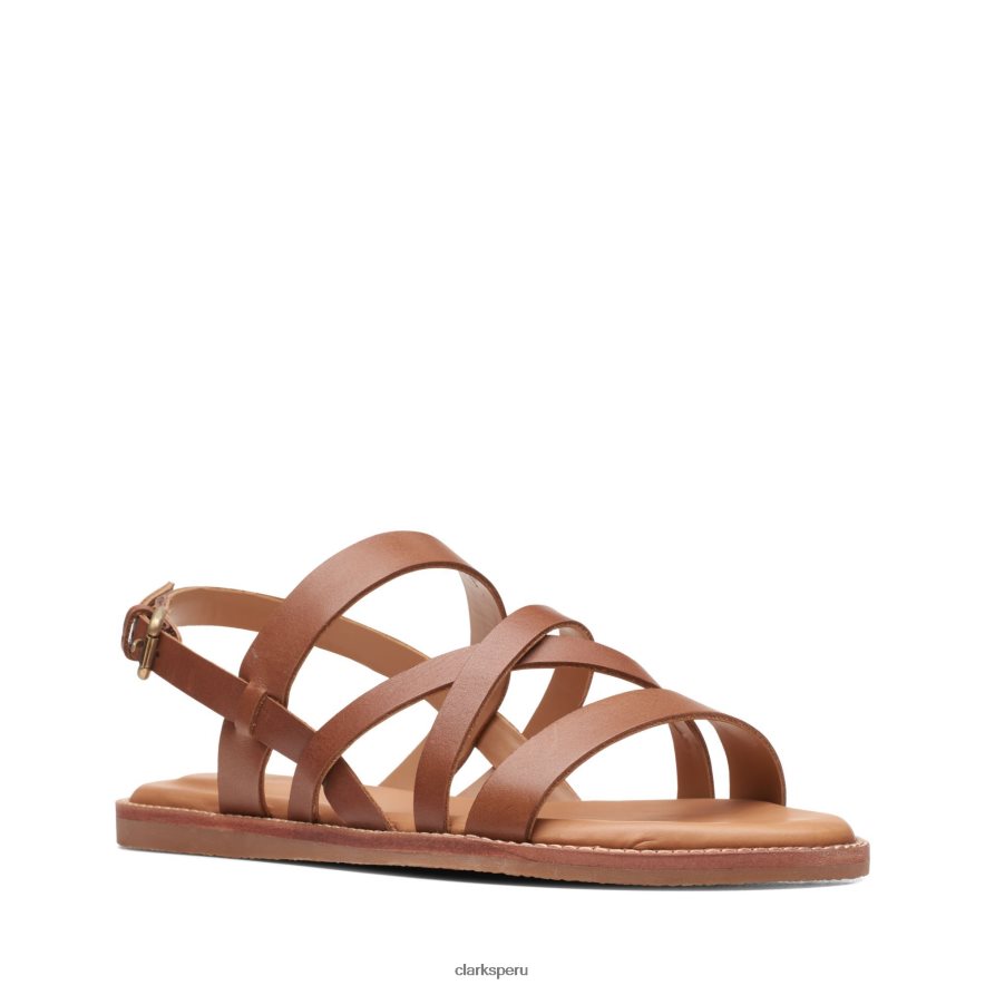 clarks karsea sun cuero tostado mujer Clarks 40N4LX3381 cuero marrón