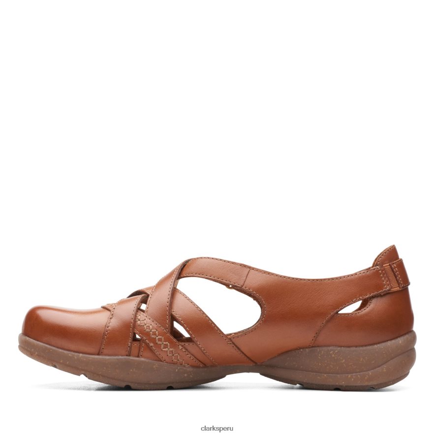 clarks roseville step cuero bronceado mujer Clarks 40N4LX3362 cuero marrón