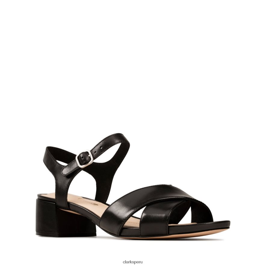 correa de cuero negro clarks sheer35 mujer Clarks 40N4LX3251 cuero negro