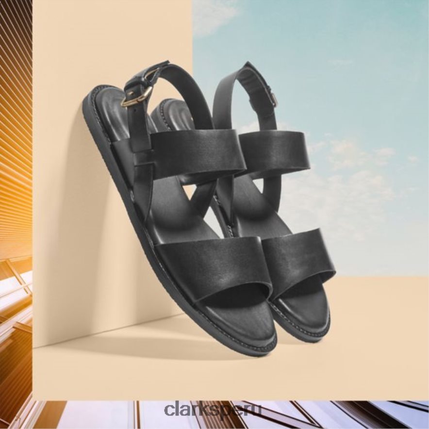 correa de cuero negro karsea clarks de cuero negro mujer Clarks 40N4LX6372 cuero negro