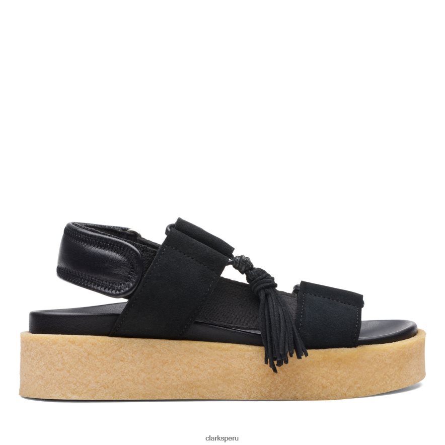 crepé sndl clarks negro combi mujer Clarks 40N4LX3183 combinado negro