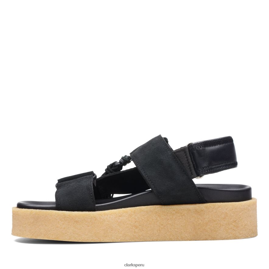 crepé sndl clarks negro combi mujer Clarks 40N4LX3183 combinado negro