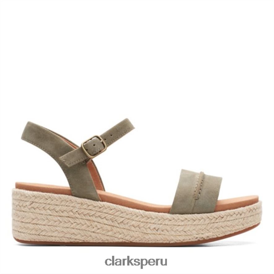 gamuza oliva clarks kimmei stitch gamuza oliva mujer Clarks 40N4LX5216 ante oliva