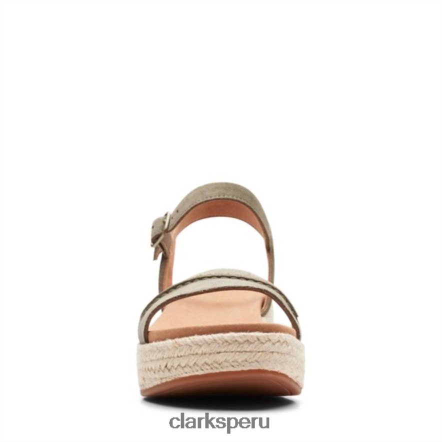 gamuza oliva clarks kimmei stitch gamuza oliva mujer Clarks 40N4LX5216 ante oliva