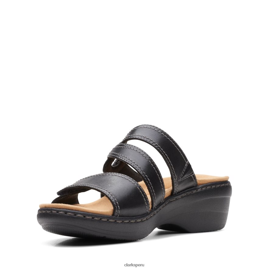 merliah coral clarks cuero negro mujer Clarks 40N4LX3295 cuero negro