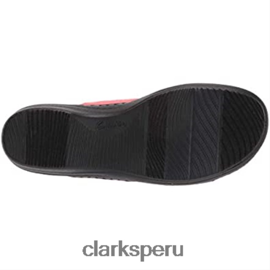 rosa textil piel combi mujer merliah violeta sandalia clarks mujer Clarks 40N4LX1236 combi cuero textil rosa