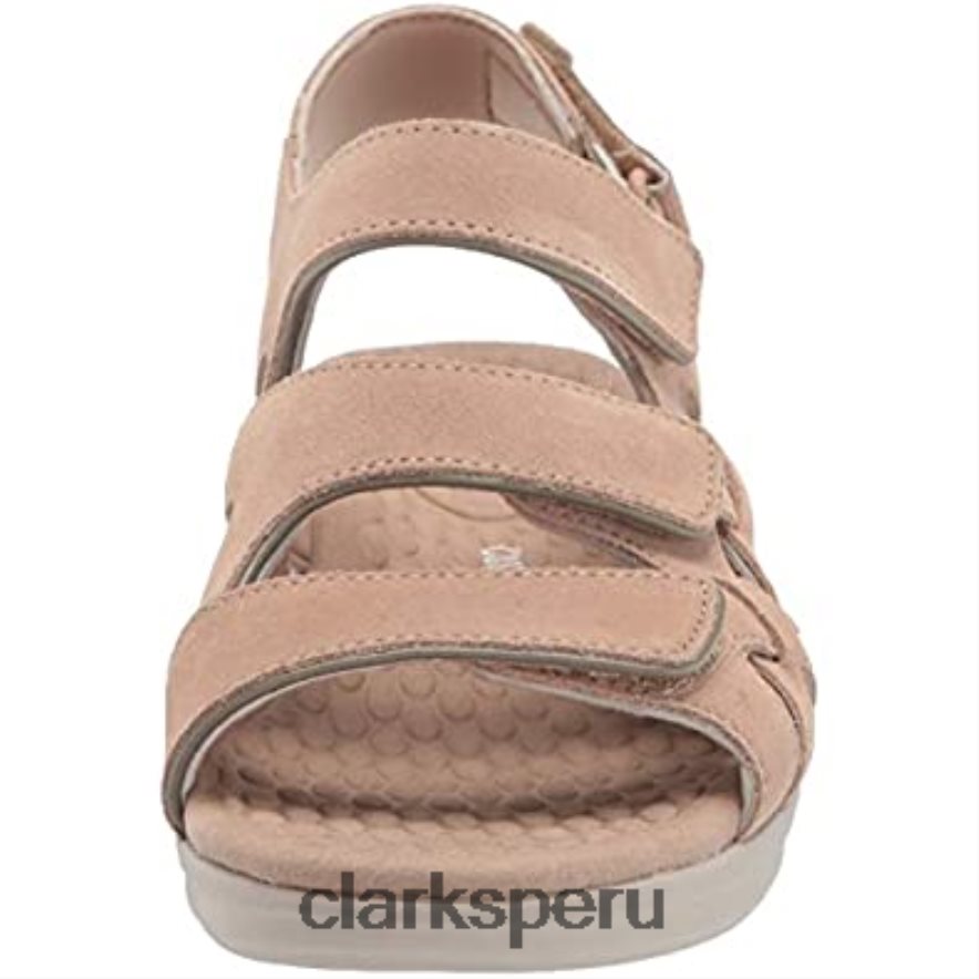 sandalia alexis band mujer clarks ante arena mujer Clarks 40N4LX1149 gamuza arena